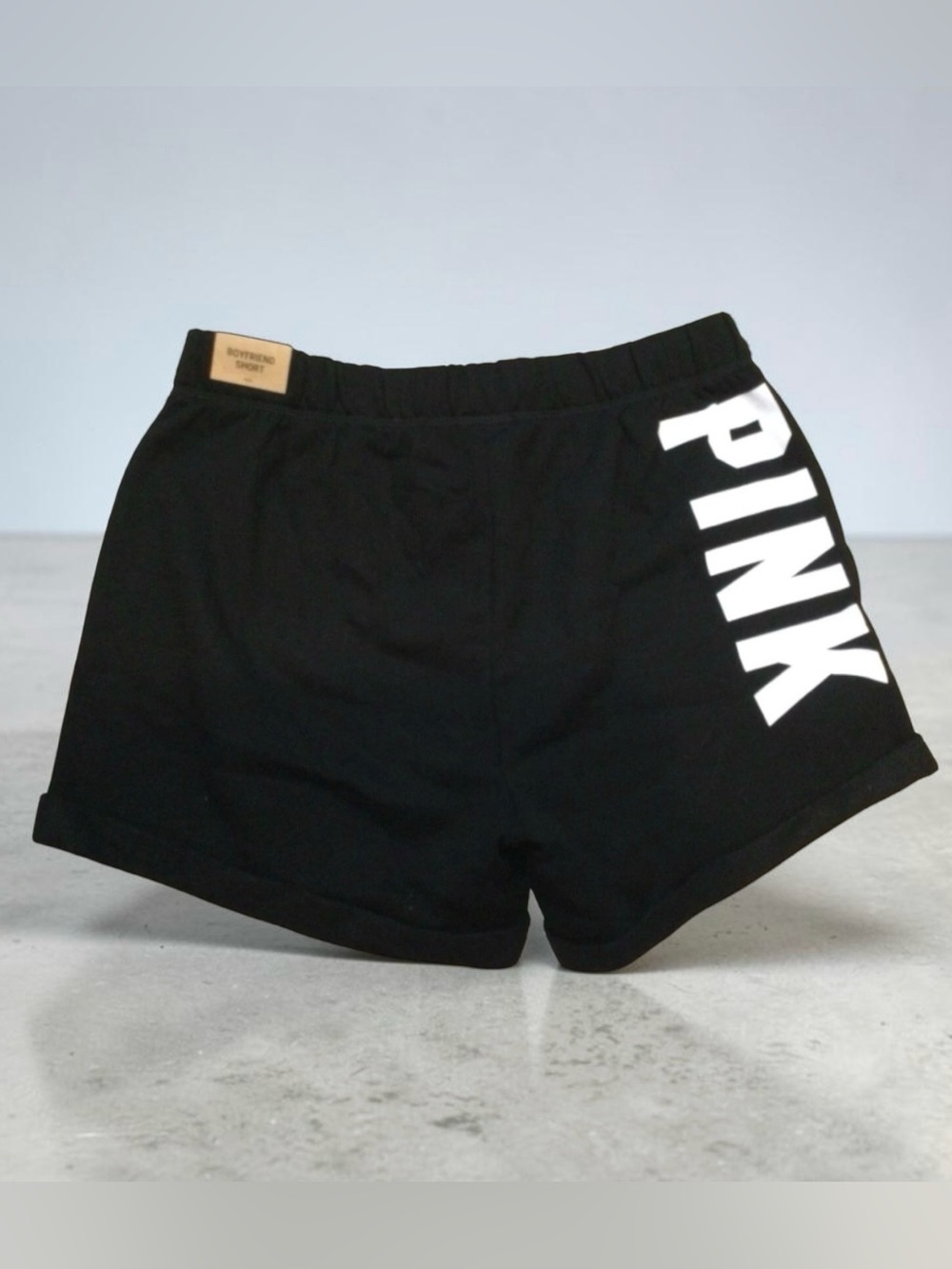 Victoria’s Secret Pink Black boyfriend Shorts. Size Small.